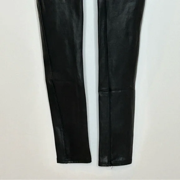 SPANX Faux Leather Leggings Black Size Medium Tall - Picture 5 of 11